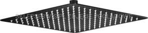 DEANTE Floks Głowica prysznicowa stalowa - 300x300 mm - nero - NAC_209K