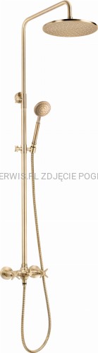 DEANTE Temisto Deszczownica z baterią prysznicową - mosiądz - NAC_M4QT - packshot