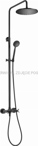 DEANTE Temisto Deszczownica z baterią prysznicową - nero - NAC_N4QT - packshot