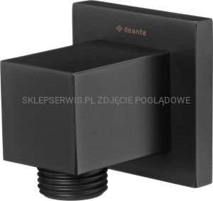 DEANTE Cascada Przyłącze kątowe kwadratowe - nero - NAC_N55K