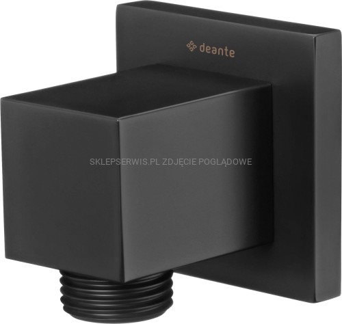 DEANTE Cascada Przyłącze kątowe kwadratowe - nero - NAC_N55K - packshot