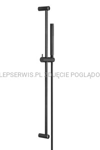 DEANTE Karbo Zestaw prysznicowy 1-funkcyjny z drążkiem - nero - NCC_B51K