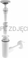DEANTE Easy-Clean Korek do umywalki czyszczony od góry z syfonem - biały/chrom - NHC_010C - additionalPackshot