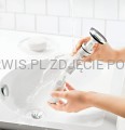 DEANTE Easy-Clean Korek do umywalki czyszczony od góry z syfonem - biały/chrom - NHC_010C - decor