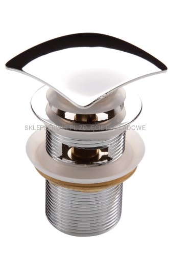 DEANTE Click-Clack Korek do umywalki lub bidetu - z przelewem - chrom - NHC_011B - packshot