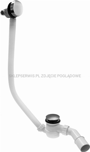 DEANTE Easy-Clean Syfon do wanny napełniający - czyszczony od góry - chrom - NHC_040B - packshot