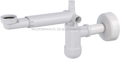 DEANTE Space-Saver Lux Syfon do umywalki teleskopowy - biały - NHC_633K - packshot