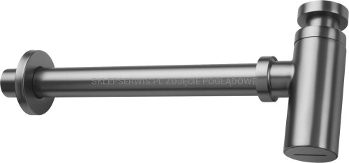 DEANTE Syfon do umywalki okrągły - titanium - NHC_D31K - packshot