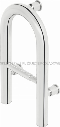 DEANTE Vital Uchwyt ścienny z miejscem na papier - 2w1 - stal - NIV_041F - packshot