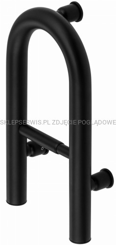 DEANTE Vital Uchwyt ścienny z miejscem na papier - 2w1 - nero - NIV_B41F - packshot