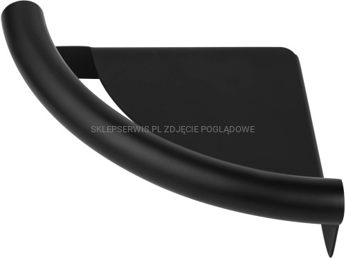 DEANTE Vital Uchwyt narożny z półką - nero - NIV_B41K - packshot