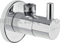 DEANTE Zawór kątowy z głowicą ceramiczną 1/2" - 3/8" - okrągły - chrom - VFA_B62R - packshot