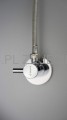 DEANTE Zawór kątowy z głowicą ceramiczną 1/2" - 3/8" - okrągły - chrom - VFA_B62R - decor
