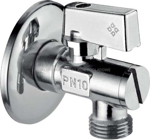 DEANTE Zawór kątowy do podłączenia spłuczki WC 1/2" - 1/2" - chrom - VFA_B63M - packshot
