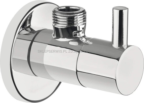 DEANTE Zawór kątowy z głowicą ceramiczną 1/2" - 1/2" - chrom - VFA_B63R - packshot