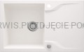 DEANTE Andante Flush Zlewozmywak granitowy 1-komorowy z ociekaczem - montowany na równi z blatem - alabaster - ZQN_A11F - packshot