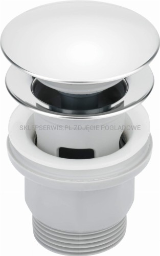 DEANTE Click-Clack Korek do umywalki lub bidetu - z przelewem - chrom - NHC_010P - packshot