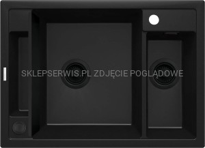 DEANTE Magnetic Zlewozmywak granitowy magnetyczny 1.5-komorowy - nero - ZRM_N503