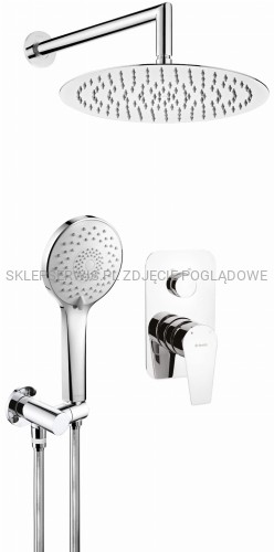 DEANTE Agawa Zestaw prysznicowy podtynkowy - chrom - NAC_09NP - packshot