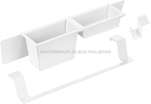 DEANTE Magnetic Zestaw akcesoriów do zlewozmywaka - bianco - ZZMKA11O - packshot