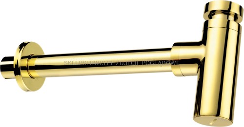 DEANTE Syfon do umywalki okrągły - złoty - NHC_Z31K - packshot