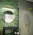 DEANTE Syfon do umywalki okrągły - złoty - NHC_Z31K - decor