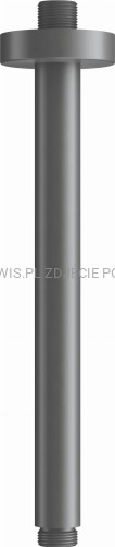 DEANTE Cascada Wylewka sufitowa - 250 mm - titanium - NAC_D42K - packshot