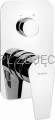 DEANTE Agawa Bateria prysznicowa podtynkowa - przełącznik typu click - chrom - BQG_045P - packshot