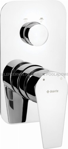 DEANTE Agawa Bateria prysznicowa podtynkowa - przełącznik typu click - chrom - BQG_045P - packshot