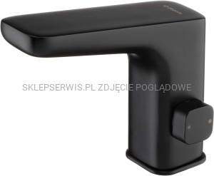 DEANTE Hiacynt Bateria umywalkowa bezdotykowa z regulacją temperatury - 4xAA - nero - BQH_N29R