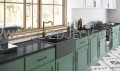 DEANTE Tamizo Bateria kuchenna z prostokątną wylewką - mosiądz - BQT_M63M - decor
