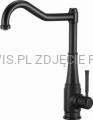DEANTE Tamizo Bateria kuchenna z prostokątną wylewką - nero - BQT_N63M - packshot