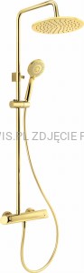 DEANTE Arnika Deszczownica z baterią prysznicową - złoty - NAC_Z1QK