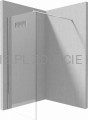 DEANTE Mokko Kabina prysznicowa walk-in 90 cm - chrom - KQM_039P - packshot