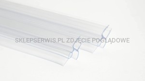 DEANTE Uszczelki systemu Kerria Plus do szyb 6 mm - pl_transparentny - XKCK2UU45