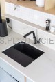 DEANTE Silia Bateria kuchenna z wyciąganą wylewką - nero - BQS_N73M - decor