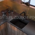 DEANTE Silia Bateria kuchenna z wyciąganą wylewką - nero - BQS_N73M - decor