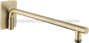 DEANTE Cascada Wylewka prysznicowa ścienna ruchoma - 400 mm - mosiądz - NAC_M40K