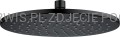 DEANTE Cascada Głowica prysznicowa okrągła - 250 mm - nero - NAC_N91K - packshot