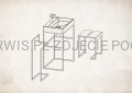DEANTE Mokko Wieszak podłogowy podwójny - nero - ADM_N622 - additionalPackshot