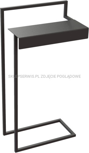 DEANTE Mokko Wieszak podłogowy z półką - nero - ADM_N632 - packshot