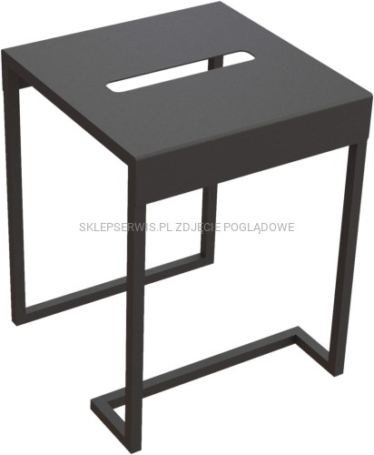 DEANTE Mokko Taboret - stolik łazienkowy - nero - ADM_N51T - packshot