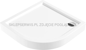 DEANTE Jasmin Brodzik akrylowy półokrągły 90 cm - biały - KGJ_053B