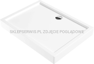 DEANTE Jasmin Brodzik akrylowy prostokątny 120x80 cm - biały - KGJ_044B