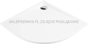 DEANTE Kerria Plus Brodzik akrylowy półokrągły 80 cm - biały - KTS_054B