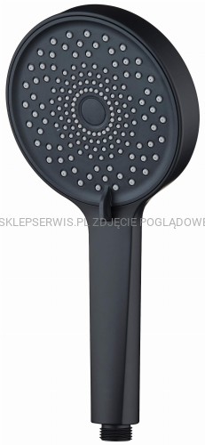 DEANTE Alpinia Słuchawka prysznicowa okrągła 3-funkcyjna - nero - NGA_N5RS - packshot
