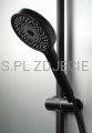 DEANTE Alpinia Słuchawka prysznicowa okrągła 3-funkcyjna - nero - NGA_N5RS - decor