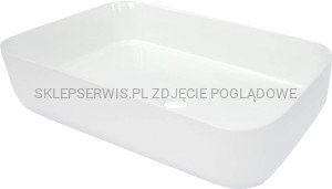 DEANTE Hiacynt New Umywalka ceramiczna stawiana na blat - biały - CDY_6U5S