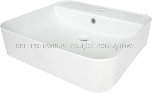 DEANTE Hiacynt New Umywalka ceramiczna wisząca/stawiana - biały - CDY_6U5W