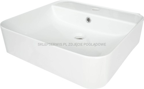 DEANTE Hiacynt New Umywalka ceramiczna wisząca/stawiana - biały - CDY_6U5W - packshot